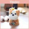 Plush Puppy Keychain Stuffed Toy Backpack Accessory Gift For Decor Nursery