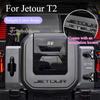 Для Jetour T2 Наклейка с буквенным шильдиком на заднюю дверь Логотип JETOUR Наклейка из АБС-пластика С установочным локатором Наклейка на внешний вид автомобиля