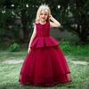 Teenage Girls Dress Summer Party Wedding Dresses Kids Birthday Evening Dresses Children Cute Long Dresses