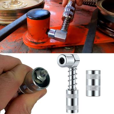 Универсальный 90-градусный тавотник Аксессуары для инструмента смазки шприцем-пистолетом Соединитель-адаптер для шприца-пистолета Инструмент для масляного насоса