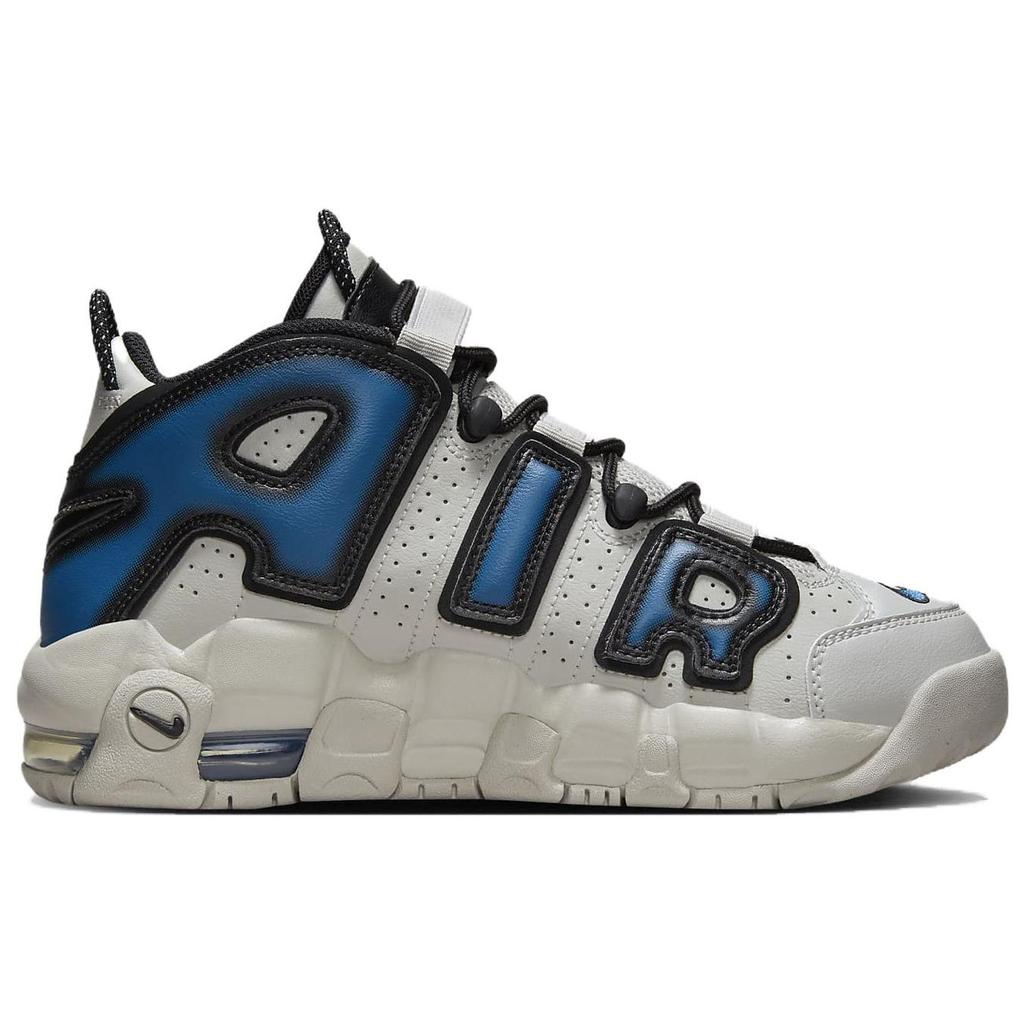 Nike Air More Uptempo 96 GS Industrial Blue Kids Sneakers Grey Light-Iron-Ore Iron-Grey FJ1387-001