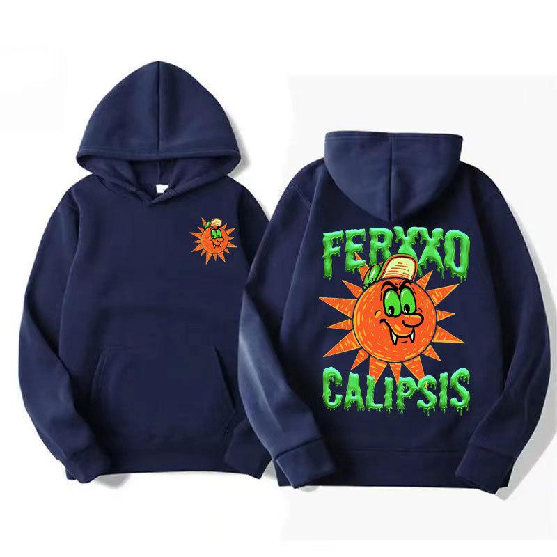 Толстовка Ferxxo Calipsis с принтом, модная, повседневная, оверсайз, унисекс, осенне-зимняя, флисовая, уличная одежда, топы, мужские судадерас