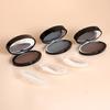 6G Eyebrow Stamp Waterproof Sweatproof Long Lasting Brow Powder 3 Shapes Colors Makeup Brow Stamp for Beginners