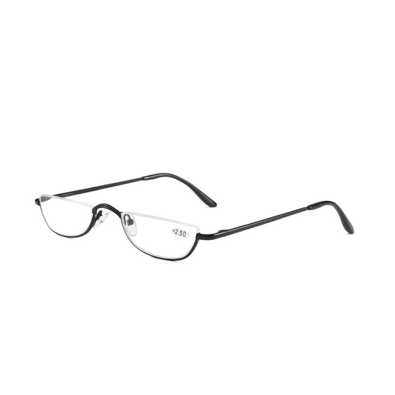 Sighttoo Half Rim Women Reading Glasses Eyeglasses Ultralight Clear Presbyopic Glasses Portable Gift Eyeglasses Frame For Men +2