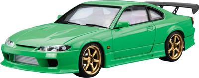 Aoshima Bunka Kyozai Серия "Тюнингованные автомобили" Nissan Rodec Style S15 Silvia Пластиковая модель 1/24 №42 '99