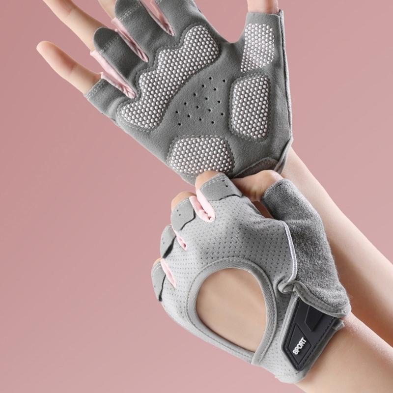 Износостойкая тренировочная перчатка, нескользящая, дышащая, без пальцев, для фитнеса и тренировок