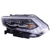 High-End LED Headlights with Bi-LED Projector & Flowing Turn Signal for 17-19 X-Trail 