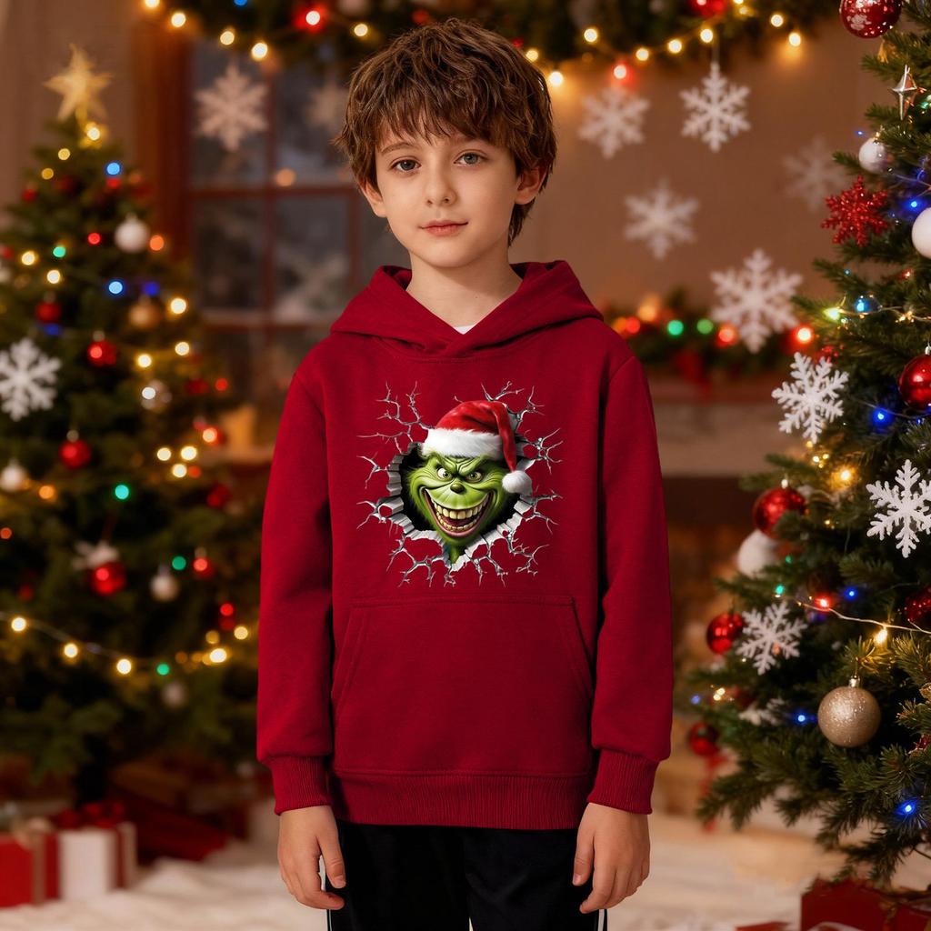 Christmas Sweatshirt Boys Girls Ugly Xmas Christmas Shirt Crewnek Toddler Long Sleeve Pullover Outfit Tops