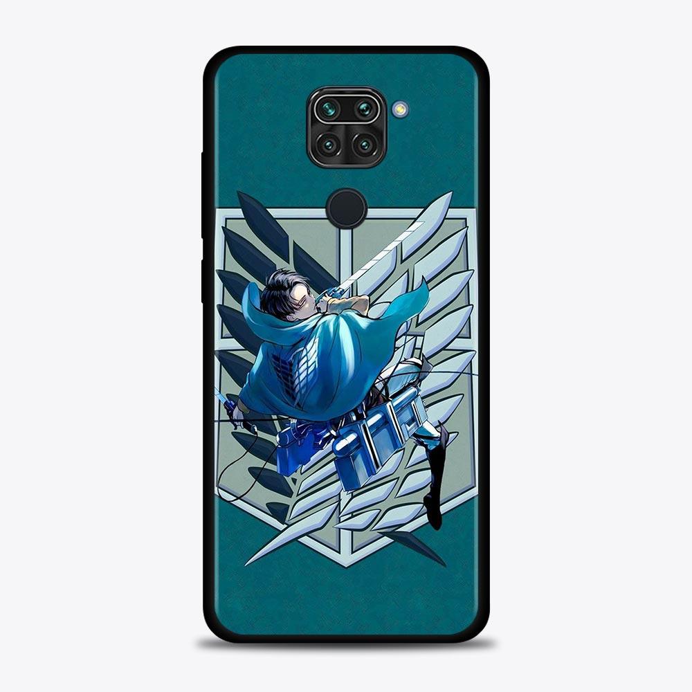 Чехол для Xiaomi Redmi Note 11 9 8 10 Pro 7 9T 8T 9S 10Lite чехол для REDMI 9 8 9C 9A 8A 7A силиконовый чехол Attack On Titan Icon