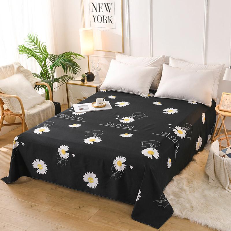 Покрывало с цветочным узором на простыне Льняное покрывало для пары Спа Матрасы Постельное белье Простыня Полное двуспальное покрывало Queen King