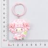 Розовый мультяшный брелок-подвеска в форме сердца Sanrio - Девчачий шарм для сумок или рюкзаков, Идеальный маленький подарок для лучшей подруги