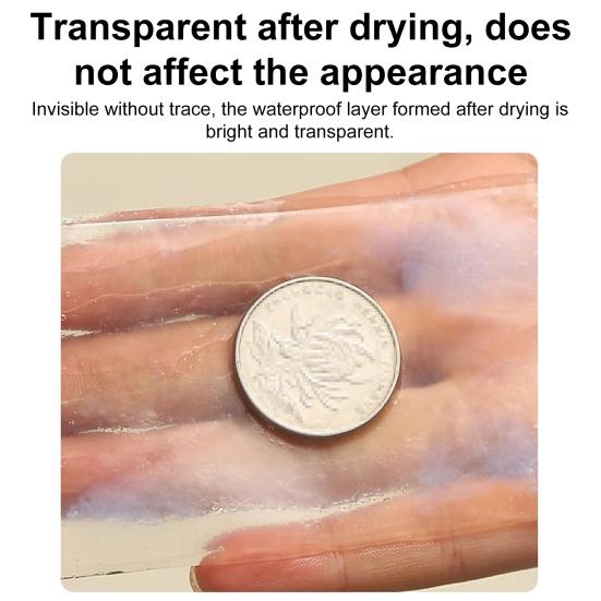 200/300G прозрачный водонепроницаемый герметик невидимое прозрачное водонепроницаемое покрытие для помещений, улицы, кухни, ванной комнаты
