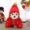 Party Cosplay Pet Cape Santa Tree Costume Pet Dress Up Clothes Trendy Puppy Coat