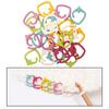24 Pieces Crochet Stitch Markers Clips Modern Multi Color Easy Carrying Reusable Weave