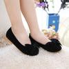 New Fashion Girls Shoes PU Leather With Big Bowtie Candy Color Children Sandals Slip-on Kids Casual Shoes 21-36 Soft