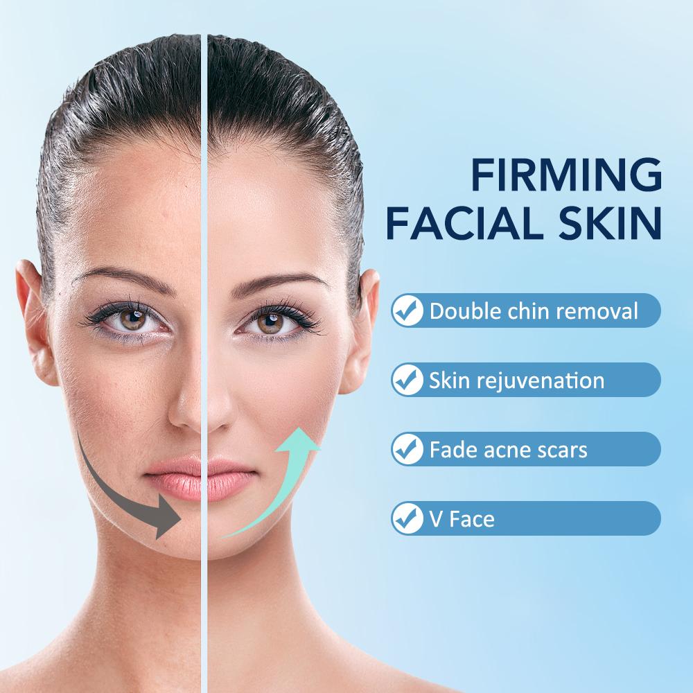 EMS Face Lifting Machine Microcurrent Face Lifter 12 Gears Facial Massager Vibration Slimming Firming V-Face Lift Device