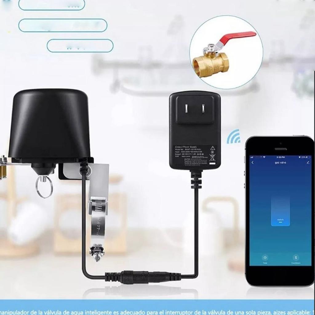 Умный Водяной Клапан Беспроводное Управление WIFI Bluetooth Газовый Водяной Клапан Контроллер Умной Домашней Автоматизации