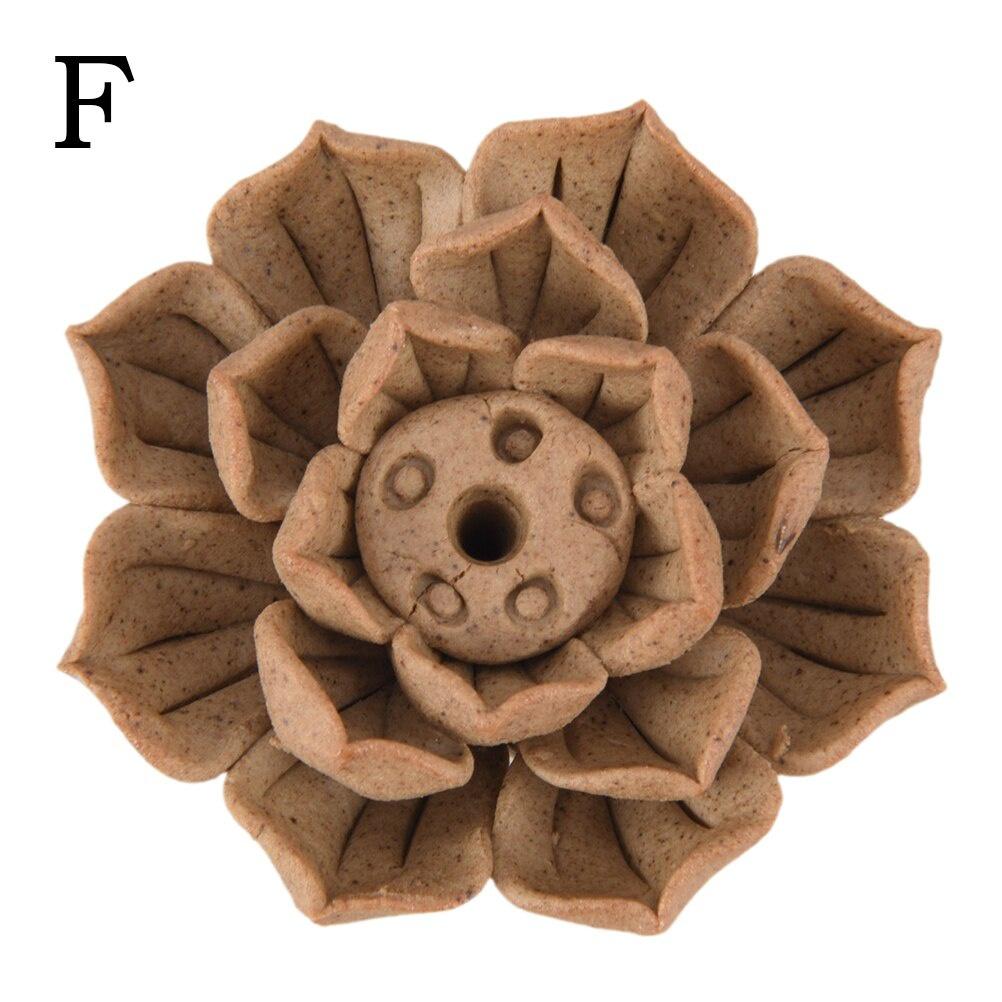 Керамическая курильница Лотос Благовонная тарелка Ароматическая палочка Ароматическая палочка Благовония Сандаловое дерево Агаровое дерево