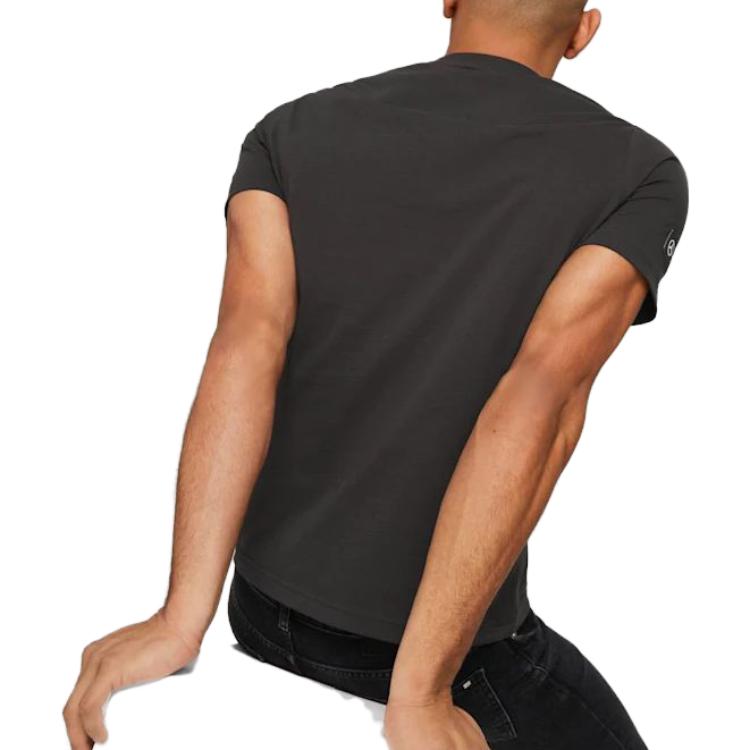 Puma Mapf1 Solid Logo Crew Neck Casual Short Sleeve T-Shirt Men Tops Black 538482-01
