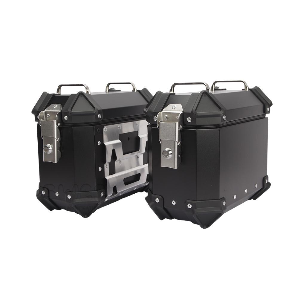 Универсальные мотоциклетные алюминиевые боковые кофры – Водонепроницаемые, Противоударные, Быстросъемные (18 л/28 л/35 л)