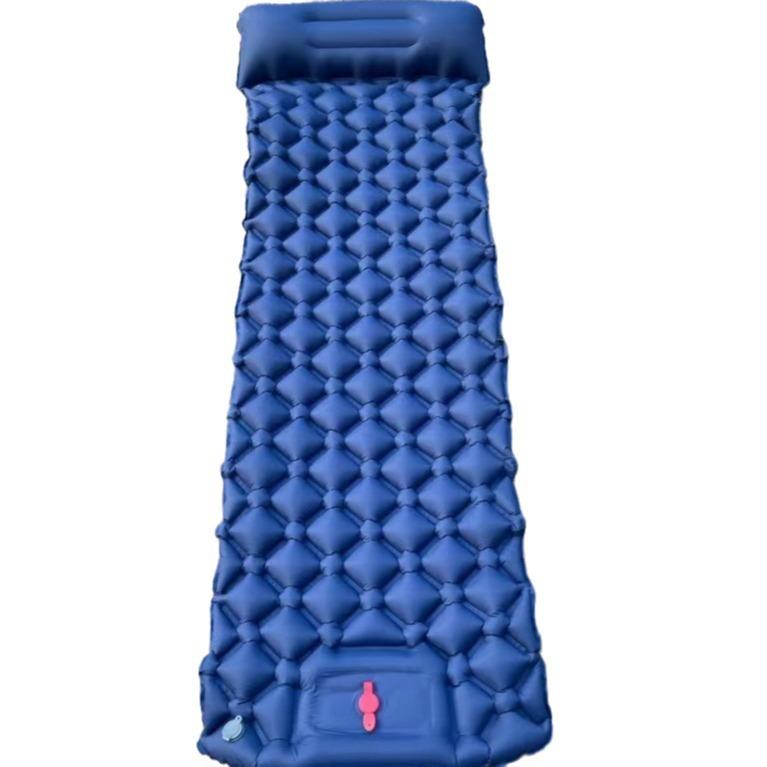 Ультра-легкая надувная подушка для улицы, коврик для сна, автомобильный кемпинг, портативный одноместный коврик для кемпинга, влагостойкий коврик
