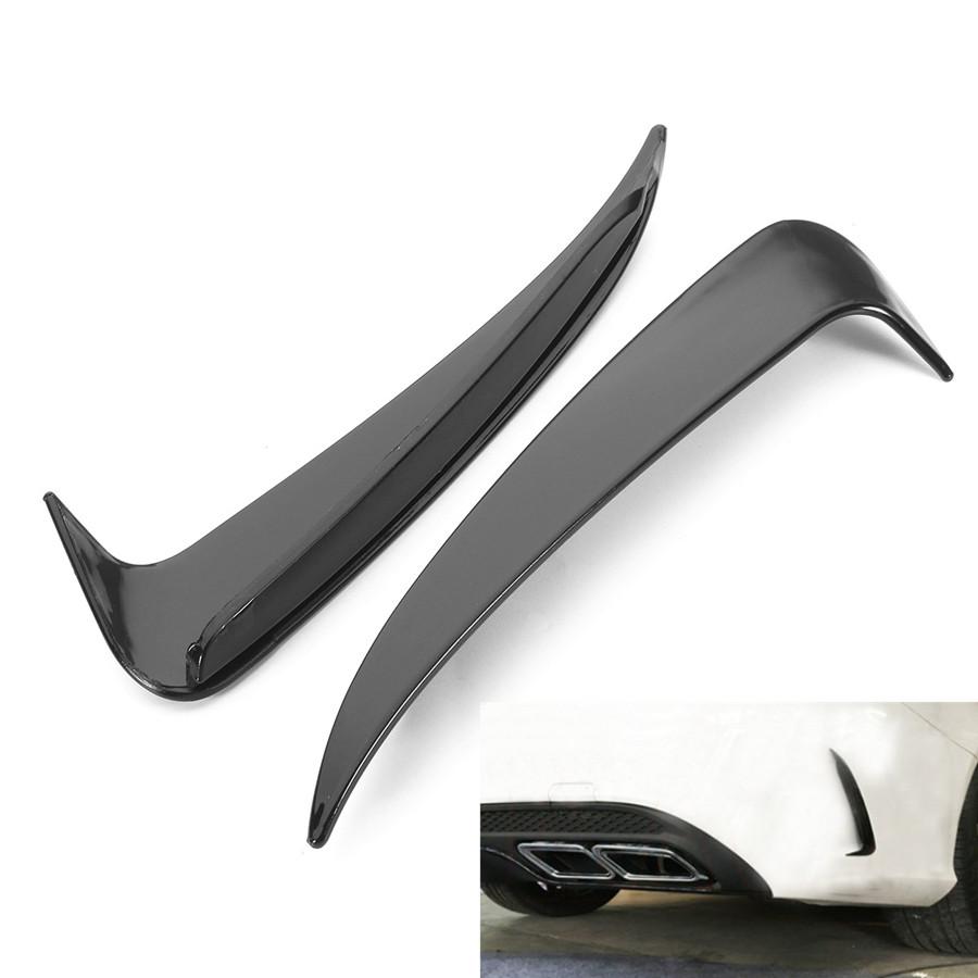 Наклейки на задний бампер, вентиляционное отверстие, крышка для Mercedes Benz C Class W205, седан, спортивные 4 двери, аксессуары, Стайлинг автомобиля