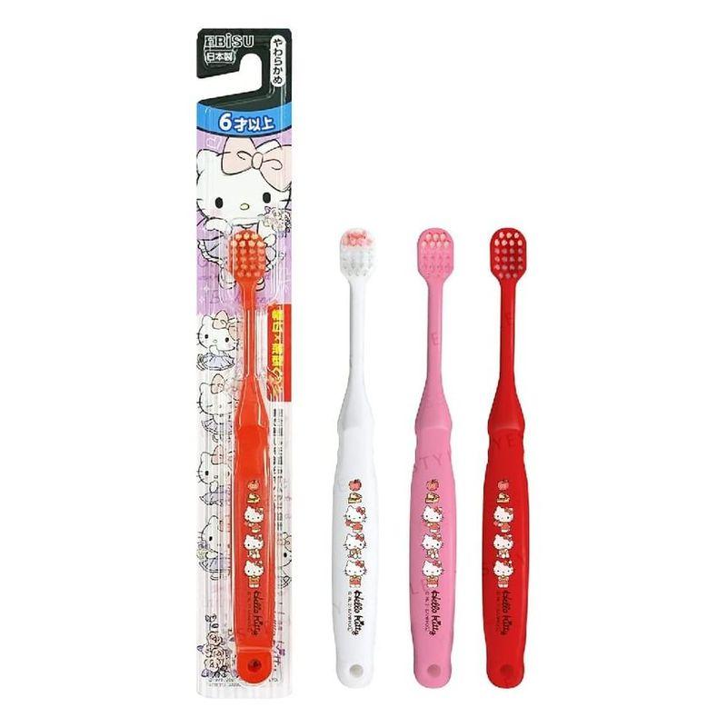 EBISU - Sanrio Hello Kitty Kids Toothbrush For Over 6 Years Old