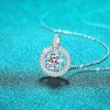 Moissanite Necklace for Women Top Quality 100% 925 Sterling Silver Sparkling Wedding Jewelry