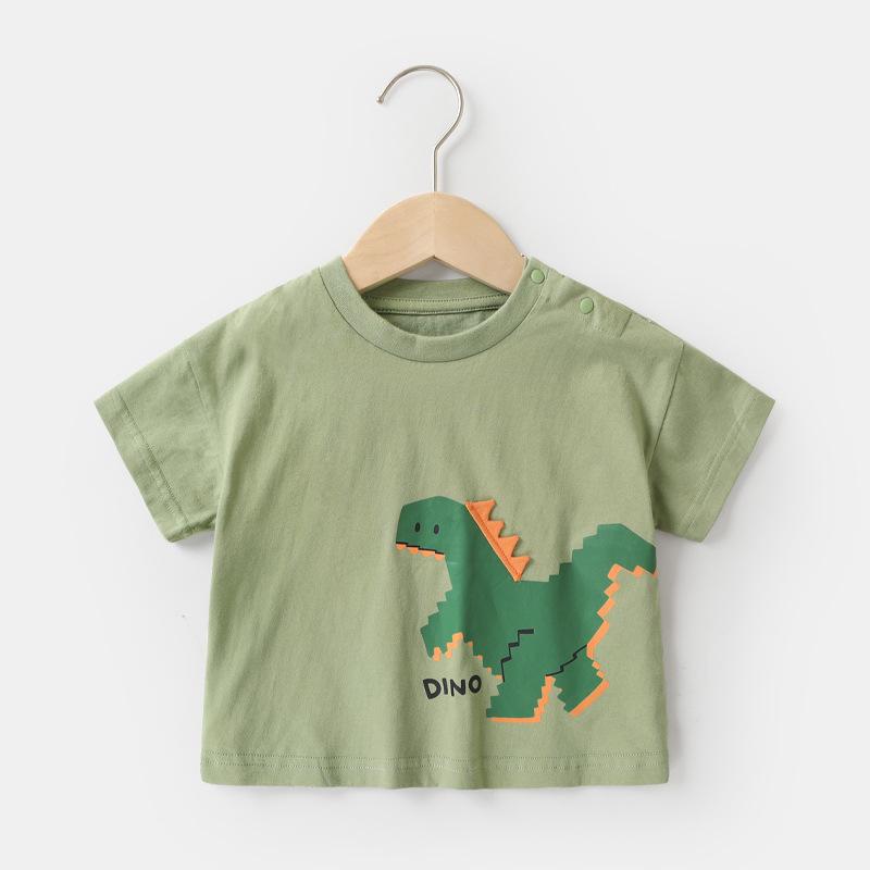 Baby Clothes Casual Short-sleeved T-shirts Summer Clothes Boys Girls Baby Children Children Summer Half-sleeved Tops