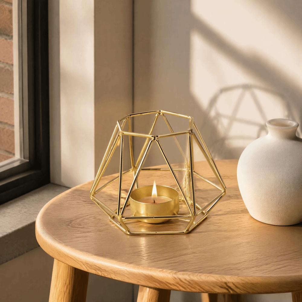 3.15x3.74in Tealight Candle Holder Wrought Iron Votive Candle Holder Party Decoration