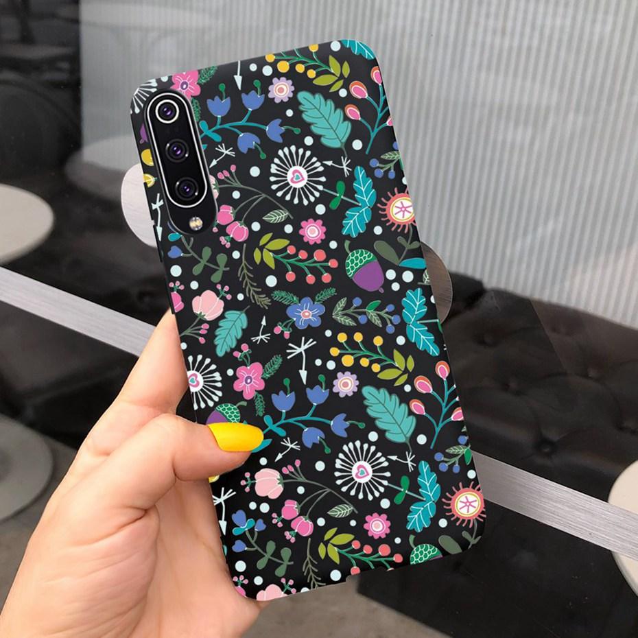 Phone Case For Xiaomi Mi 9 Lite Case Cute Silicone Back Cover For Xiaomi Mi 9 SE Mi9 9SE Mi9lite Phone Shell Soft TPU Bumper