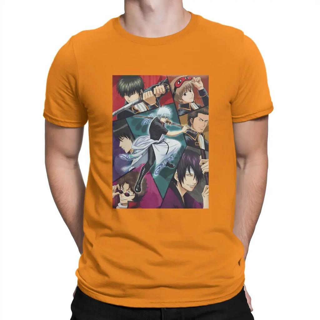 Футболка унисекс «Друзья» Gintama с круглым вырезом и коротким рукавом, футболка из 100% хлопка с юмором, идея подарка высшего качества