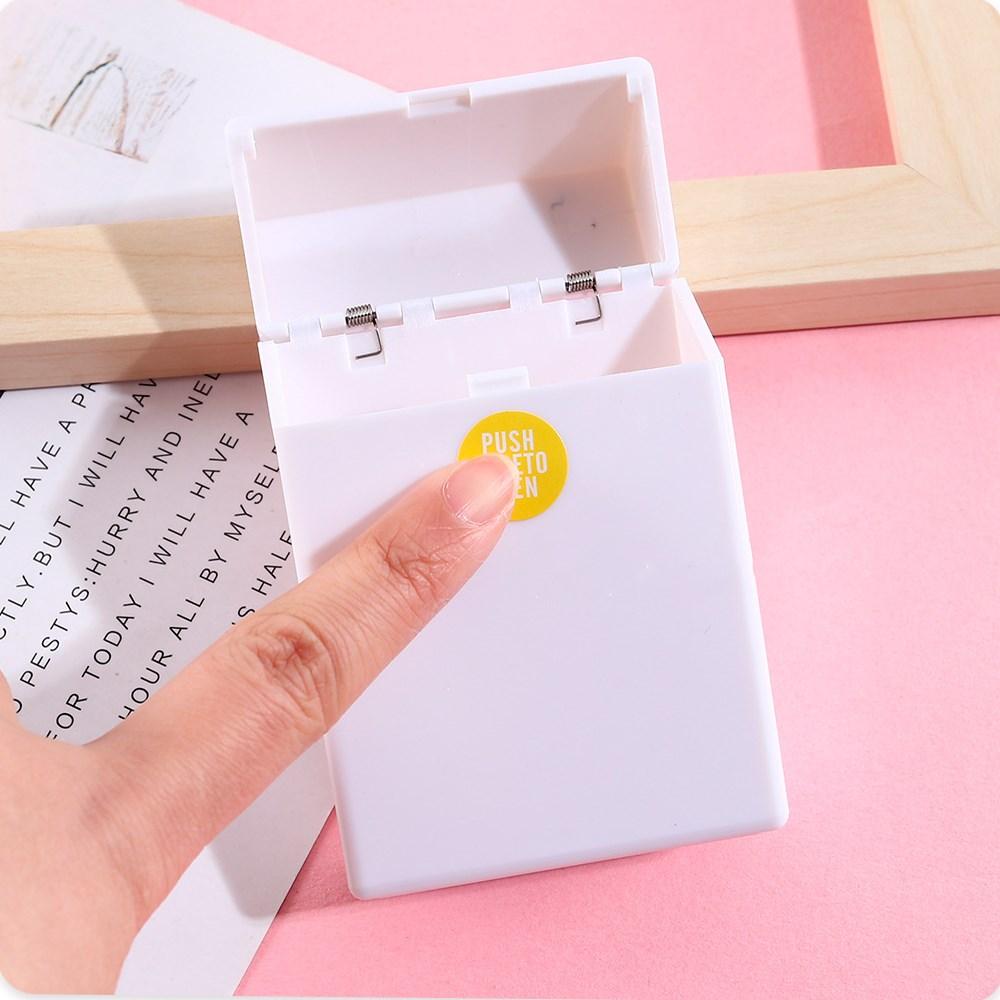 Small Size Storage Box Idol Photo Card Holder Desktop Sticker Stationery Orangizer Container Flip Lip Drawer Classification Box