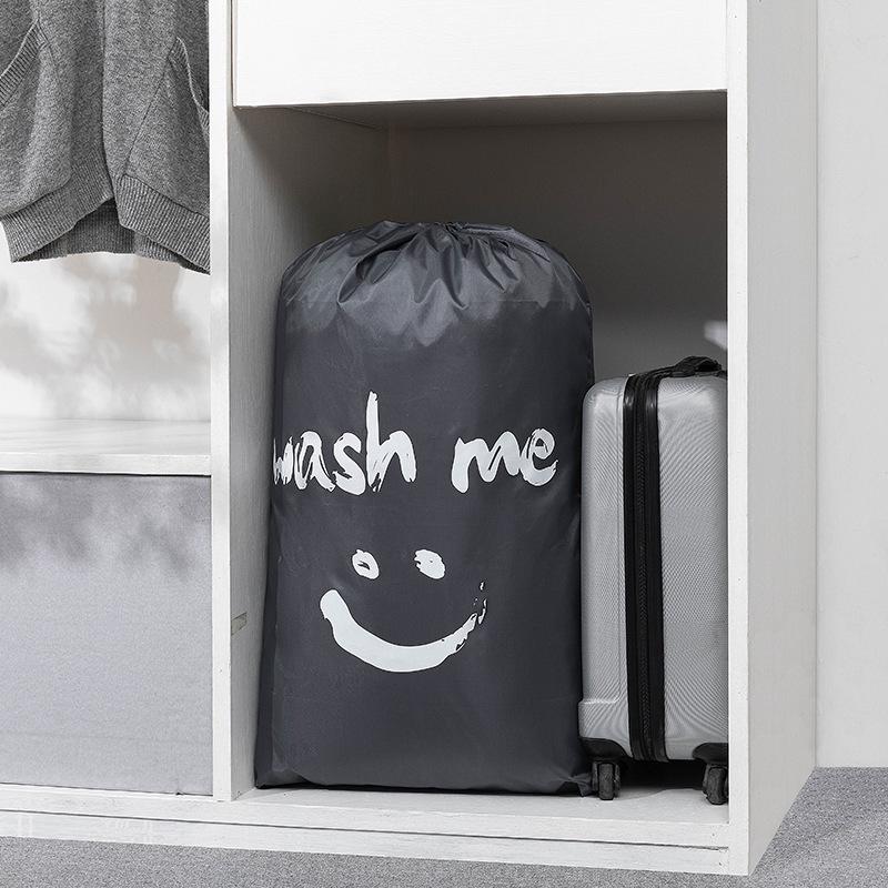 Водонепроницаемый мешок для стирки на шнурке большой вместимости для одежды и одеял