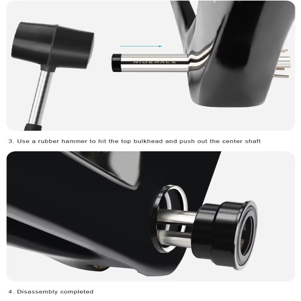RIDERACE Bicycle Press-in Bearing Removal Tool Stainless Steel Accessories Bicycle Axle Crank Removal Tool for BB86 PF30 BB92