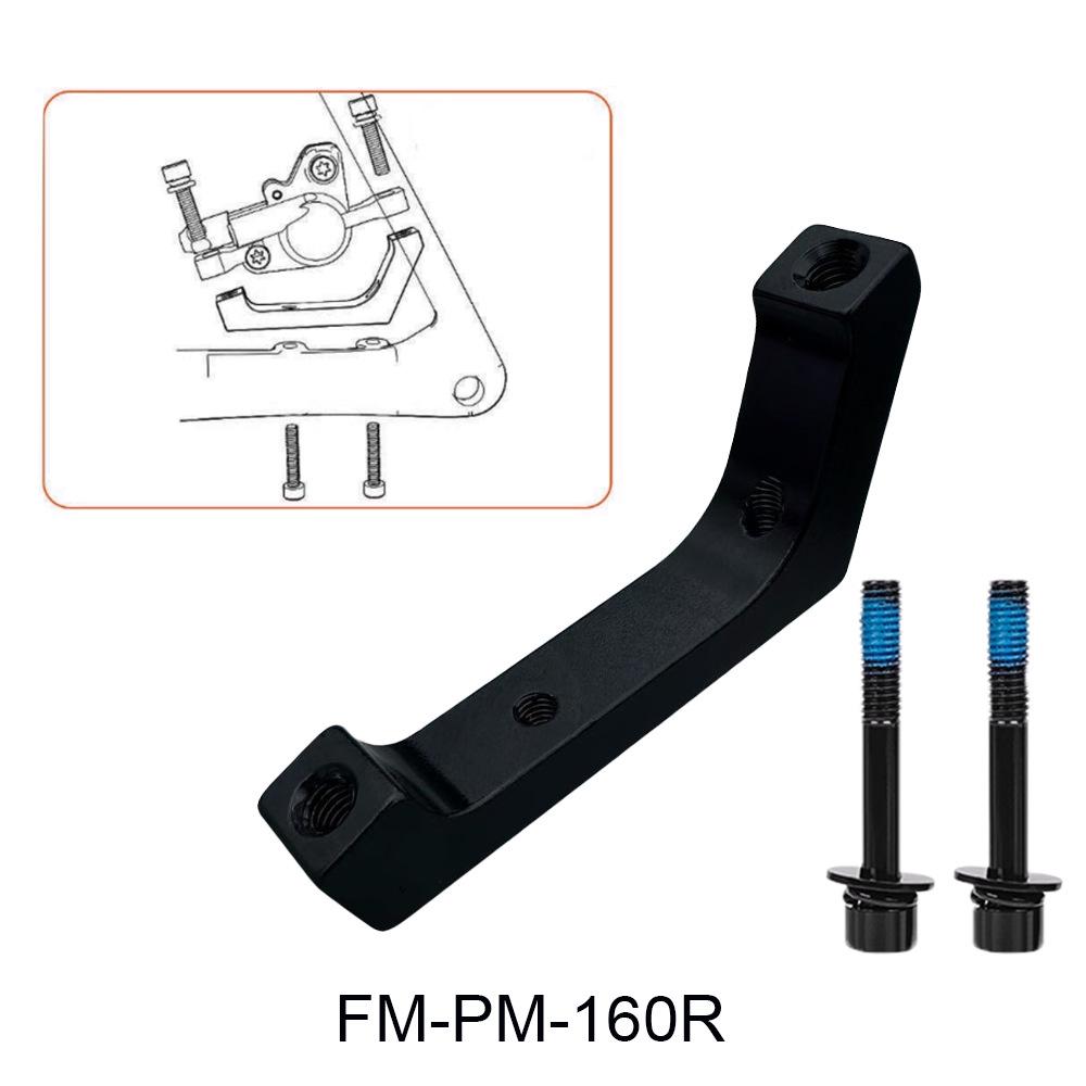 160mm Road Bike Brake Adapter: Flat Mount to Direct Mount Hydraulic Disc for Front/Rear