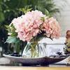Искусственный шелк Гортензия Цветы Букет Искусственный цветок Одиночный пластик Искусственный цветок Магазин Цветов Цветочная композиция Свадебный Декор для дома