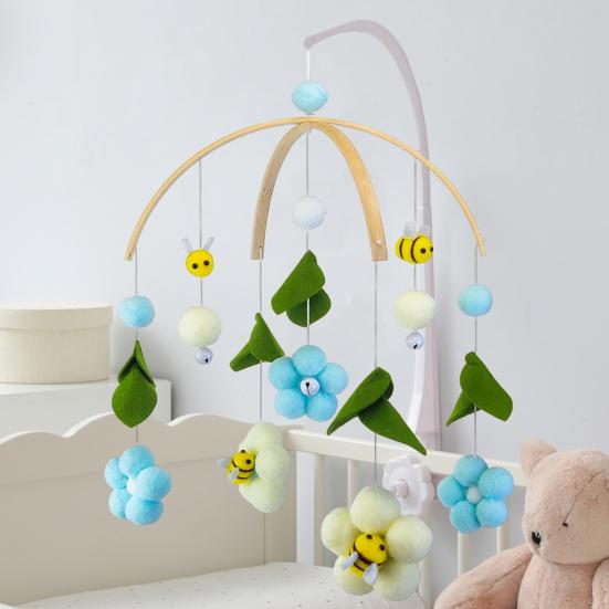 Игрушка-успокоитель Привлекательные яркие цвета Премиум Мультяшные детские мобили для кроватки Погремушка