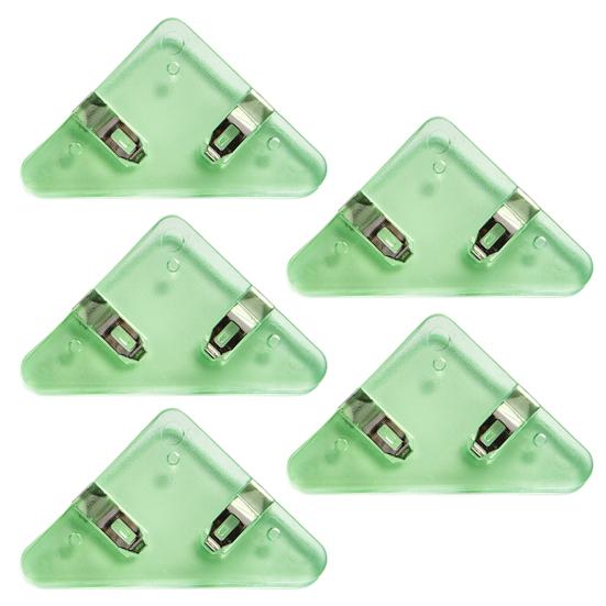 5 шт., прозрачные треугольные угловые зажимы, предотвращающие скручивание книг, многофункциональный файл для документов, угловые зажимы для страниц книги, принадлежности для студентов