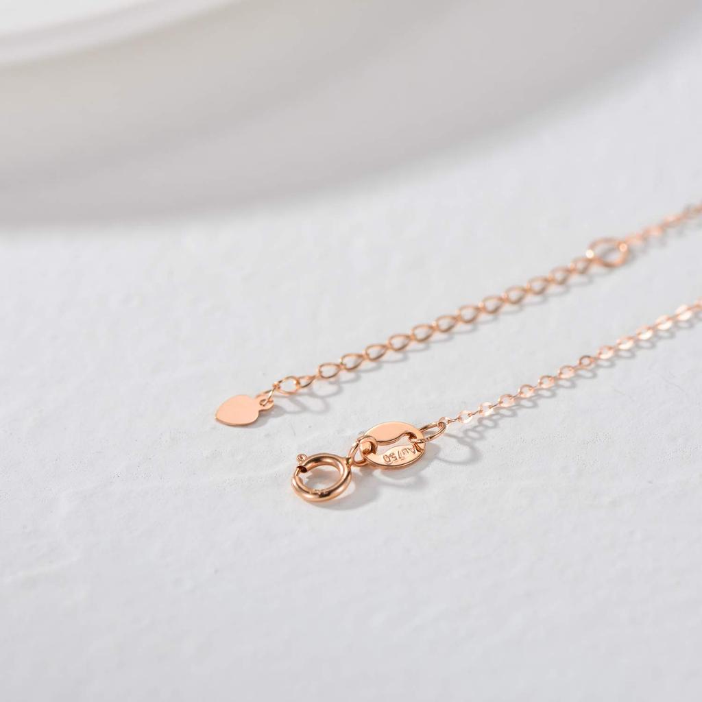 AOBOCO Подвеска-ожерелье в виде цветка розы из 18-каратного розового Простые и популярные роскошные украшения для Идеально подходит в качестве подарка на день рождения или свадьбу Золото. женщины. подарок.