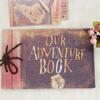 DIY Scrapbook Photo Album Adventure Book with Box Humanized Design Retro Style Paper Adventure Book Scrapbooking Supplies