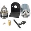   12V-36V Lathe Press 555 Motor with  ature Hand Drill Chuck and Mounting Bracket   Tool Set