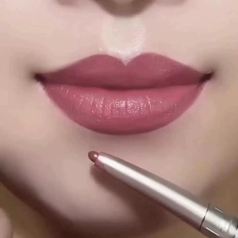 Famous French Brand Easamia Lip Liner Lipstick in Nude Color, Waterproof, Long-Lasting, Non-Fading, Genuine Product from Official Flagship Store