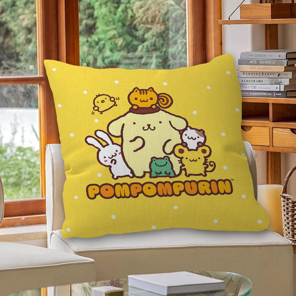 Cartoon P-Pompompurin Pillow Anime Pillow Sofa Bed Head Pillow Cover Cushion Cover 45X45 Cm Fashion