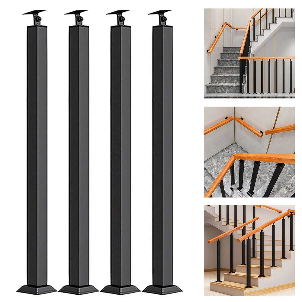 1Pcs Simple Stair Handrail Guardrail Modern Style Balcony Fence Metal Baluster Home Safety Barrier