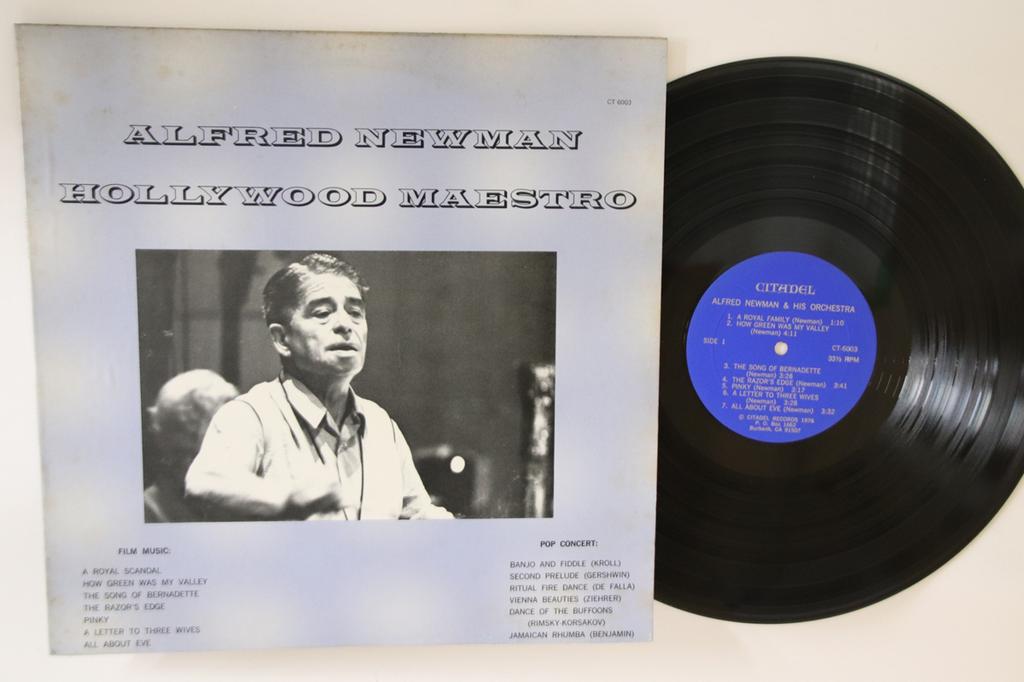 Виниловая пластинка ALFRED NEWMAN - Hollywood Maestro CT6003 CITADEL 1976 США Саундтреки и мюзиклы Б/у