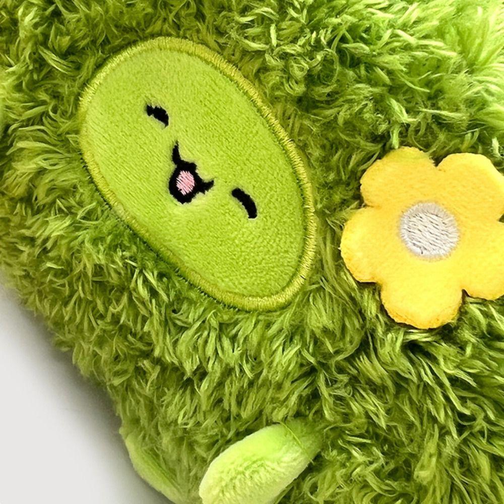Korean Style Broccoli Garlic Pen Bag Desktop Storage Plush Fruit Pencil Pouch Office