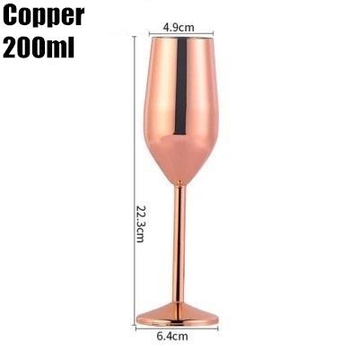500ml 304 Stainless Steel Goblet Beer Cup Juice Drink Goblet Shatterproof Party Bar Large-Capacity Goblet Bar Metal Mug