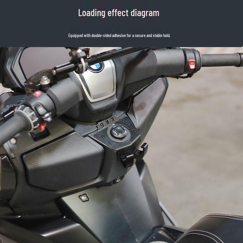 BMW C400GT Double-Headed Stainless Steel Storage and Helmet Hook