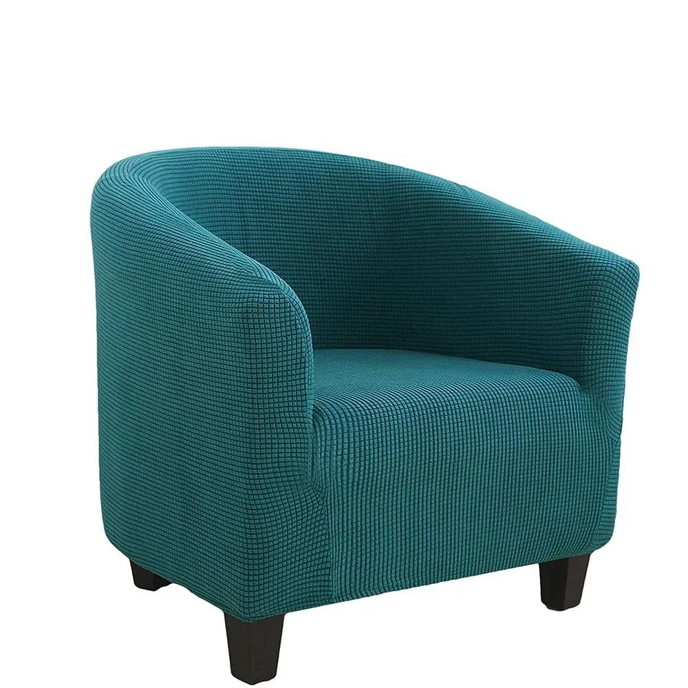 Новый чехол на кресло-бочку, диван, накидка, домашний декор, грязеотталкивающий, теплый, для клубного кресла, одинарный чехол на диван, эластичные чехлы на кресло для гостиной